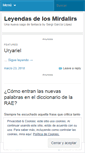 Mobile Screenshot of leyendasmirdalirs.com